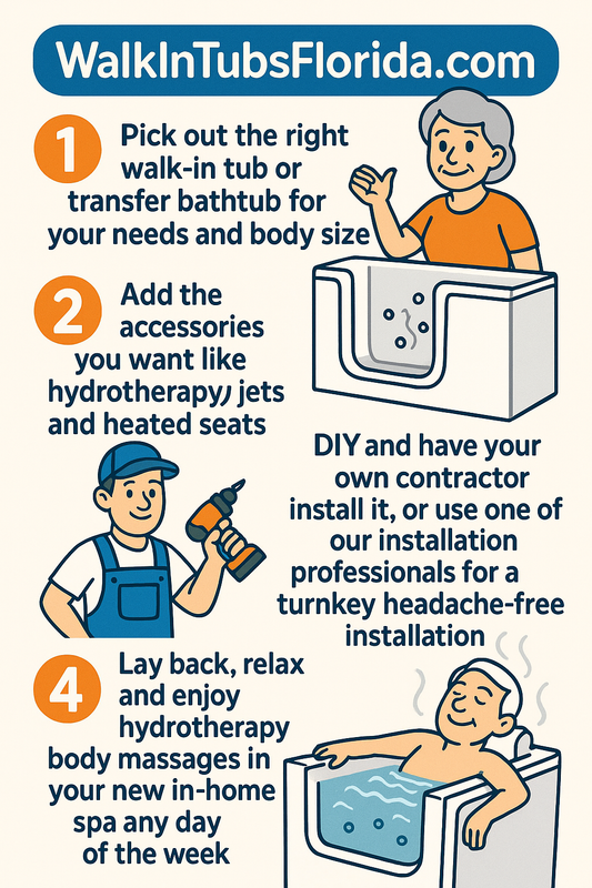 Florida’s Walk-In Tub Experts — Your Trustworthy Resource for Safe Bathing &; Gentle Accessibility Solutions